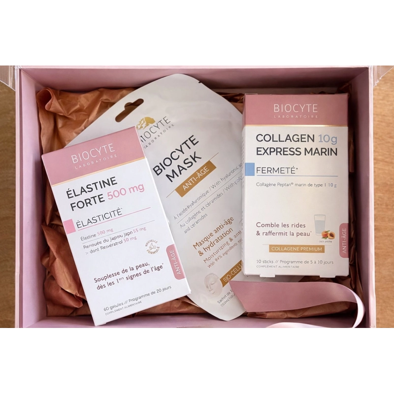 Cutie cadou - Collagen Express Marin, Elastine Forte, masca hidratanta antirid
