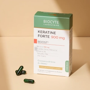 Supliment alimentar Keratine Forte 900 mg Boost, Biocyte, 60 capsule