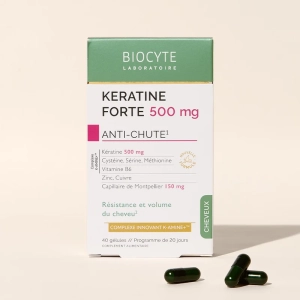 Supliment alimentar Keratine Forte 500 mg, Biocyte, 40 capsule