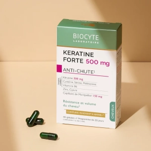 Supliment alimentar Keratine Forte 500 mg, Biocyte, 40 capsule