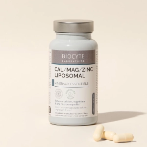 Complex de minerale, Biocyte, Calciu Magneziu Zinc lipozomal, 60 capsule
