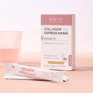 Supliment alimentar cu colagen, Biocyte, Collagen Express Marin, 10 plicuri