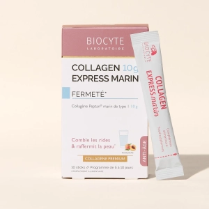 Supliment alimentar cu colagen, Biocyte, Collagen Express Marin, 10 plicuri