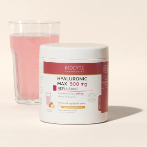 Supliment alimentar anti-aging cu acid hialuronic, Biocyte, Hyaluronic Max, 240 g
