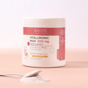 Supliment alimentar anti-aging cu acid hialuronic, Biocyte, Hyaluronic Max, 240 g
