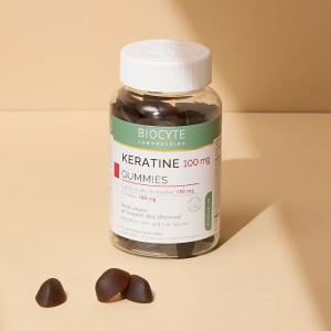 Supliment alimentar pentru par Keratine Gummies, Biocyte, 60 jeleuri