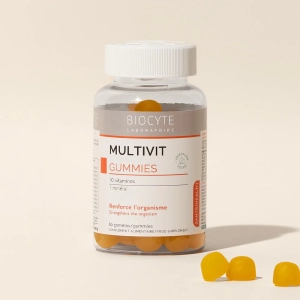 Supliment alimentar cu vitamine si minerale, Biocyte, Multivit Gummies, 60 jeleuri