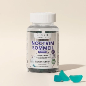 Supliment alimentar pentru imbunatatirea calitatii somnului Biocyte, Noctrim Sommeil Gummies, 60 jeleuri
